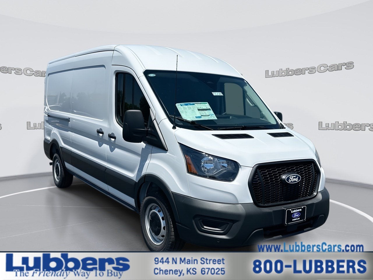 2026 Ford Transit Cargo Van Cargo Van in Oxford White — front three-quarter view