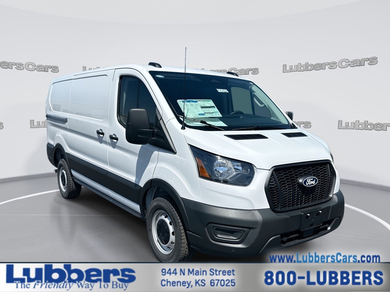 2026 Ford Transit Cargo Van Cargo Van in Oxford White — front three-quarter view