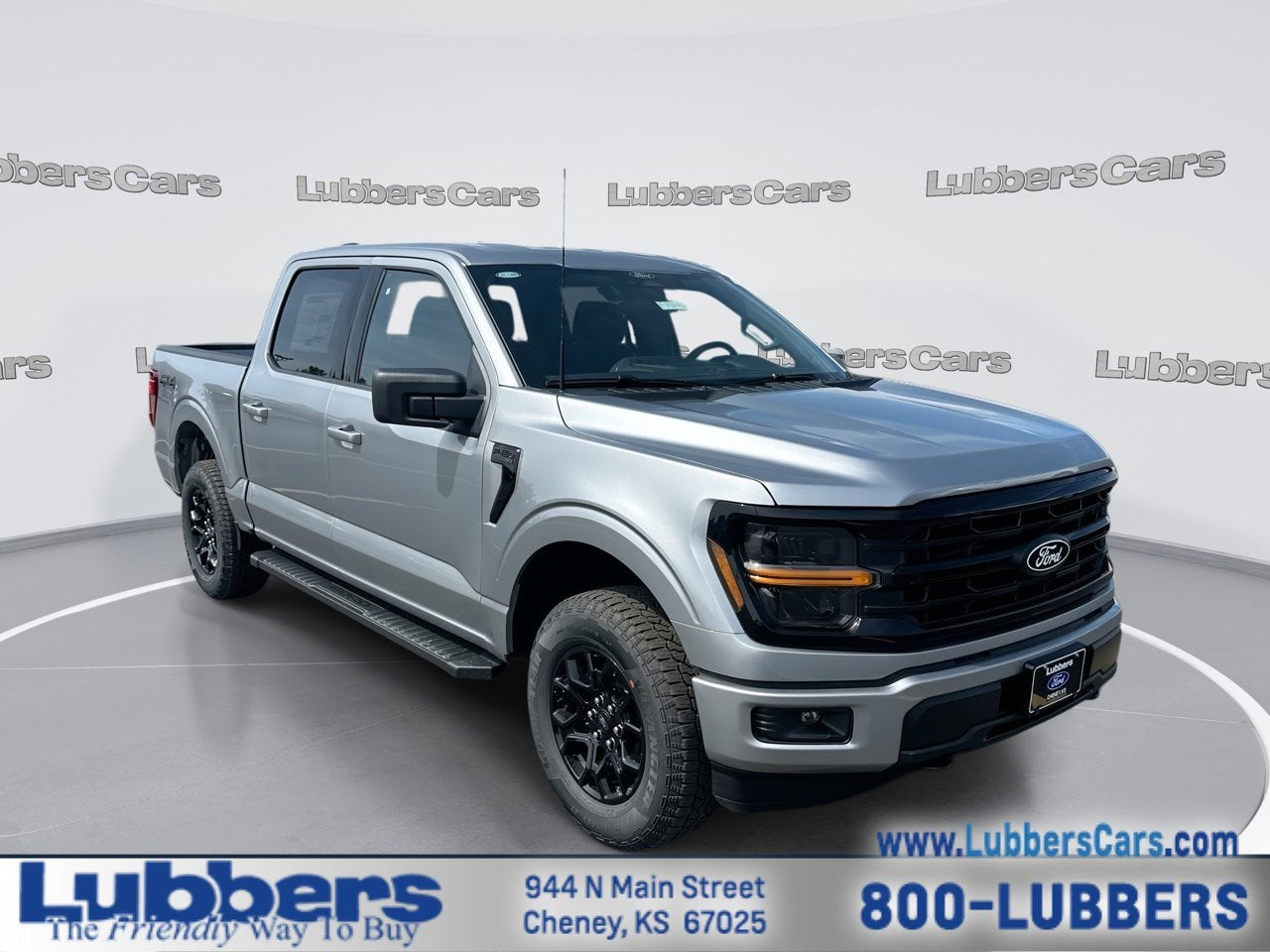 2026 Ford F-150 XLT in Iconic Silver Metallic — front three-quarter view
